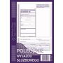 Druk MiP Polecenie Wyjazdu Służbowego A5/40 - 2